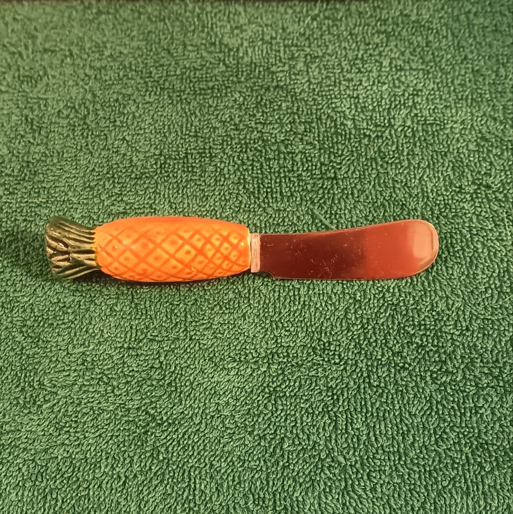 Vintage Butter Jam Cheese Charcuterie Knife Spreader Pineapple